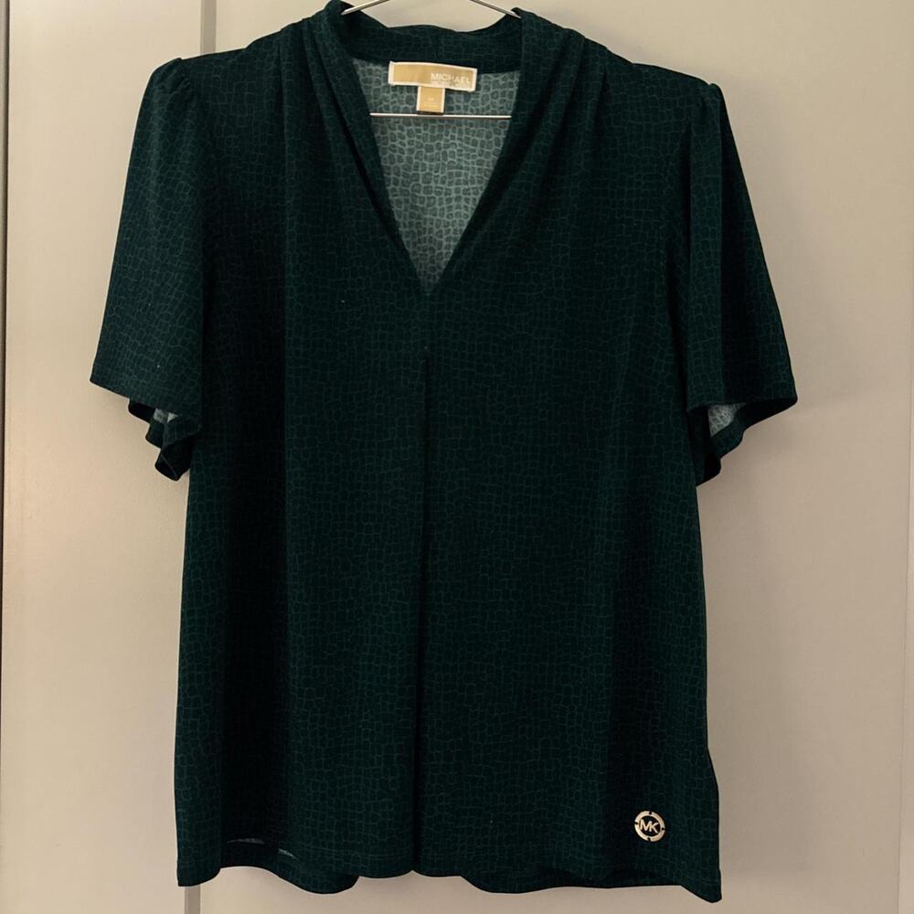 Michael Kors Green Blouse